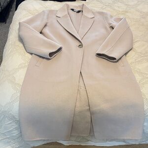 Elegant Cream Women's Coat lands end